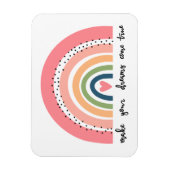 Machen Sie Ihre Träume wahr Regenbogen Magnet (Vertikal)
