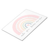 Machen Sie Ihre Träume wahr Regenbogen Notizblock (angewinkelt)
