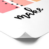 Machen Sie Ihre Träume wahr Regenbogen Poster (Ecke)