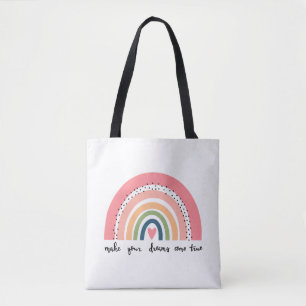 Machen Sie Ihre Träume wahr Regenbogen Tasche