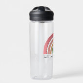 Machen Sie Ihre Träume wahr Regenbogen Trinkflasche (Vorderseite)