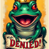 Machen Sie Ihre Wunschkarte Frog WÜNSCHEN WÜNSCHEN Karte