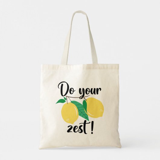 Machen Sie Ihre Zest Tragetasche (Rückseite)