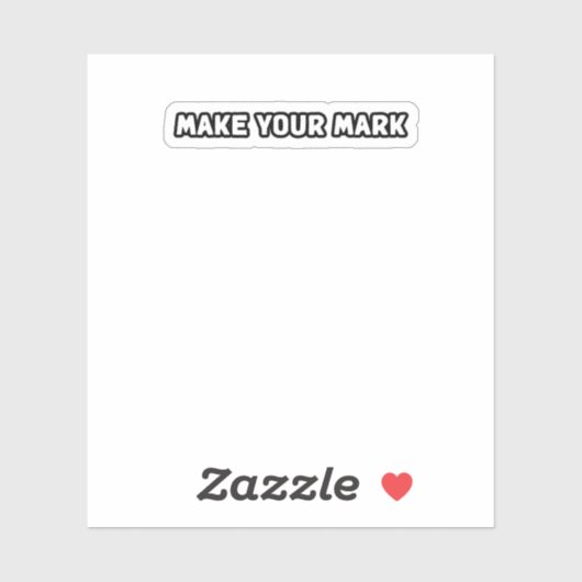 Machen Sie Ihren Beitrag zur Legacy-Wirkung Aufkleber (Blatt)