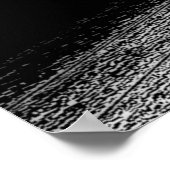 Machen Sie Ihren besten schwarz-weiß Basketball Poster (Ecke)