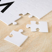 Machen Sie Ihren eigenen behalt ruhig - schwarzes  Puzzle (Seite)