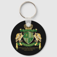 Machen Sie Ihren eigenen Coat des Arms Green Gold 
