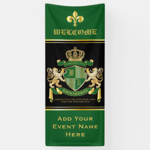 Machen Sie Ihren eigenen Coat mit einem grünen Go Banner