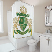 Machen Sie Ihren eigenen Coat mit einem grünen Gol Duschvorhang (Beispiel)