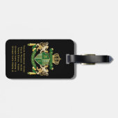 Machen Sie Ihren eigenen Coat mit einem grünen Gol Gepäckanhänger (Rückseite horizontal)