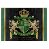 Machen Sie Ihren eigenen Coat mit einem grünen Gol Schneidebrett (Vorderseite)