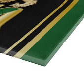 Machen Sie Ihren eigenen Coat mit einem grünen Gol Schneidebrett (Ecke)