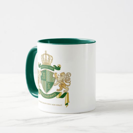 Machen Sie Ihren eigenen Coat mit einem grünen Gol Tasse (Vorderseite Links)