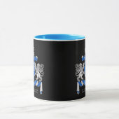 Machen Sie Ihren eigenen Coat von Arms Blue Silver Tasse (Zentrum)