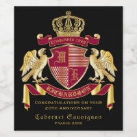 Machen Sie Ihren eigenen Coat von Arms Red Gold Ad