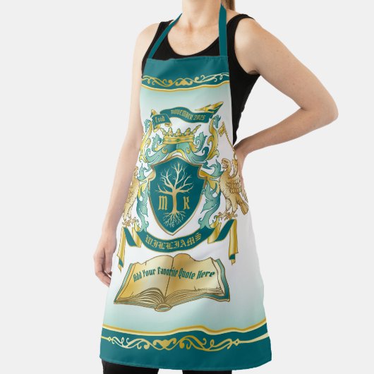 Machen Sie Ihren eigenen Emblem Baumbuch-Key Crown Schürze (InSitu)
