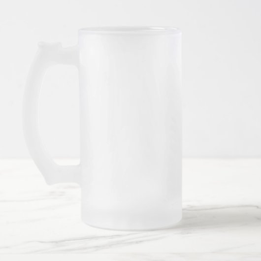 Machen Sie Ihren eigenen Entwurf Mattglas Bierglas (Links)