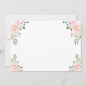 Machen Sie Ihren eigenen Game Champagne Floral Einladung (Vorderseite)