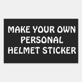 MACHEN SIE IHREN EIGENEN HELMET STICKER