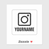 Machen Sie Ihren eigenen Instradsymbol Vinyl Car A Aufkleber (Blatt)