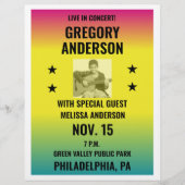 Machen Sie Ihren eigenen Konzert-Flyer Flyer (Vorne)