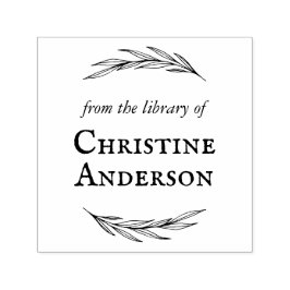 Machen Sie Ihren eigenen Kranz aus der Bibliothek  Permastempel