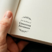 Machen Sie Ihren eigenen Kranz aus der Bibliothek Permastempel