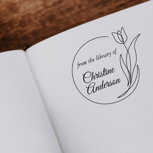 Machen Sie Ihren eigenen Kranz aus der Bibliothek Permastempel