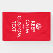 Machen Sie Ihren eigenen lustigen behalt ruhig und Banner (Horizontal)