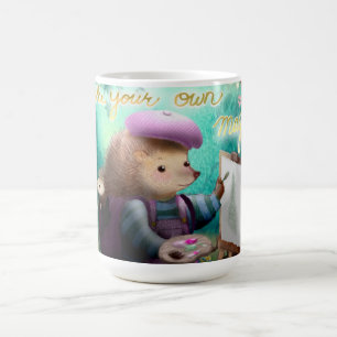 Machen Sie Ihren eigenen magischen Igel, Porcupine Kaffeetasse