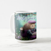 Machen Sie Ihren eigenen magischen Igel, Porcupine Kaffeetasse (Vorderseite Links)