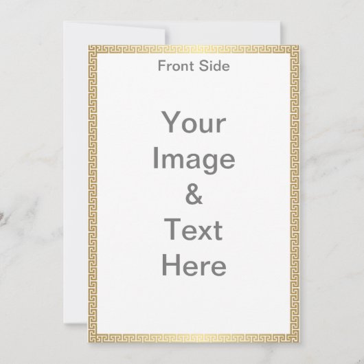 Machen Sie Ihren eigenen Matte 12x18 Front and Bac Einladung (Vorderseite)