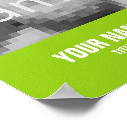 Machen Sie Ihren eigenen Mitarbeiter des monatlich Poster (Ecke)