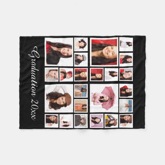 Machen Sie Ihren eigenen Personalisierten Abschlus Fleecedecke (Vorderseite (Horizontal))