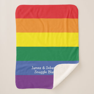 Machen Sie Ihren eigenen Personalisierten Gay Prid Sherpadecke