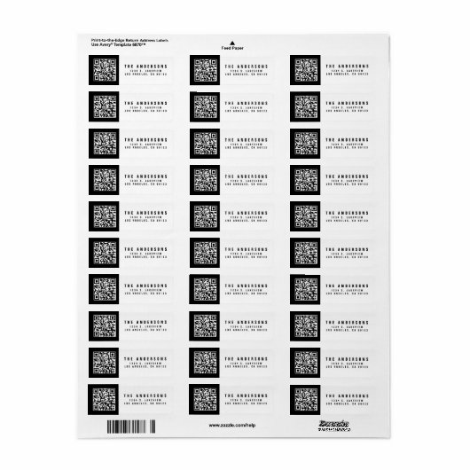 Machen Sie Ihren eigenen QR-Code | Moderne Rücksen (Vorne)