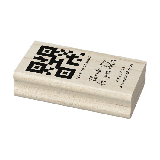 Machen Sie Ihren eigenen QR Code Werbeaktion Gummistempel (Stempel)