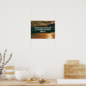 Machen Sie Ihren eigenen Text inspirierend Motivie Poster (Küche)