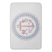 Machen Sie Ihren eigenen Vintagen Anker Badematte (Vorderseite Vertikal)