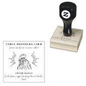 Machen Sie Ihren eigenen Vintagen Bauernhof maßges Gummistempel (Stempel)