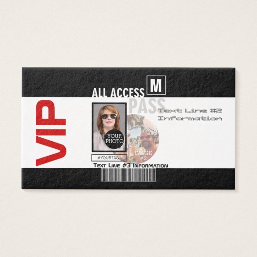 Machen Sie Ihren eigenen VIP Pass 8 Wege zu person (Vorderseite)
