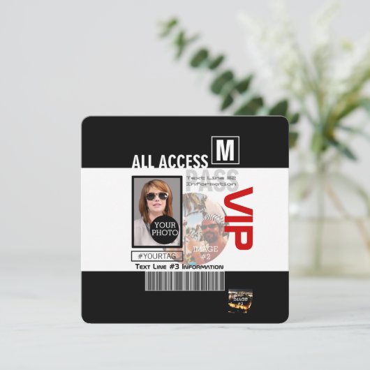 Machen Sie Ihren eigenen VIP Pass 8 Wege zu person (Stehend Vorderseite)
