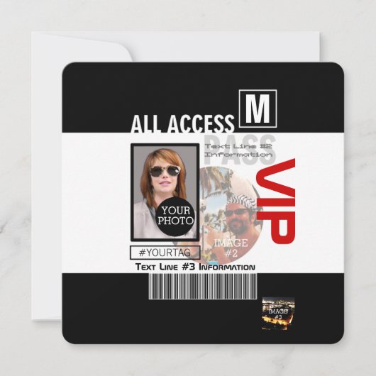 Machen Sie Ihren eigenen VIP Pass 8 Wege zu person (Vorderseite)