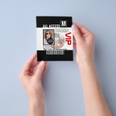 Machen Sie Ihren eigenen VIP Pass 8 Wege zu person Flyer (Gruppe)