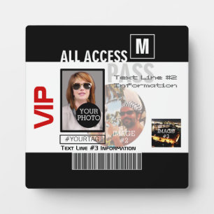 Machen Sie Ihren eigenen VIP Pass 8 Wege zu person Fotoplatte