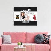 Machen Sie Ihren eigenen VIP Pass 8 Wege zu person Leinwanddruck (Insitu (Wohnzimmer))