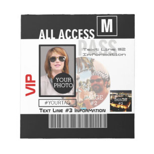 Machen Sie Ihren eigenen VIP Pass 8 Wege zu person Notizblock
