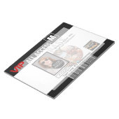 Machen Sie Ihren eigenen VIP Pass 8 Wege zu person Notizblock (angewinkelt)