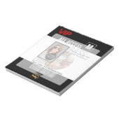 Machen Sie Ihren eigenen VIP Pass 8 Wege zu person Notizblock (Rotiert)