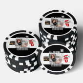 Machen Sie Ihren eigenen VIP Pass 8 Wege zu person Pokerchips (Stapel)